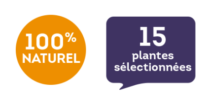 100 % naturel - 15 plantes sélectionnées