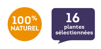 100 % naturel - 16 plantes sélectionnées