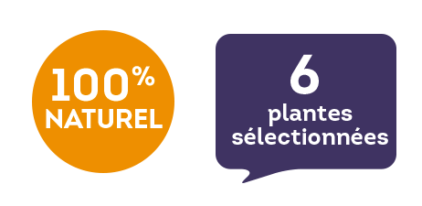 100 % naturel - 6 plantes sélectionnées